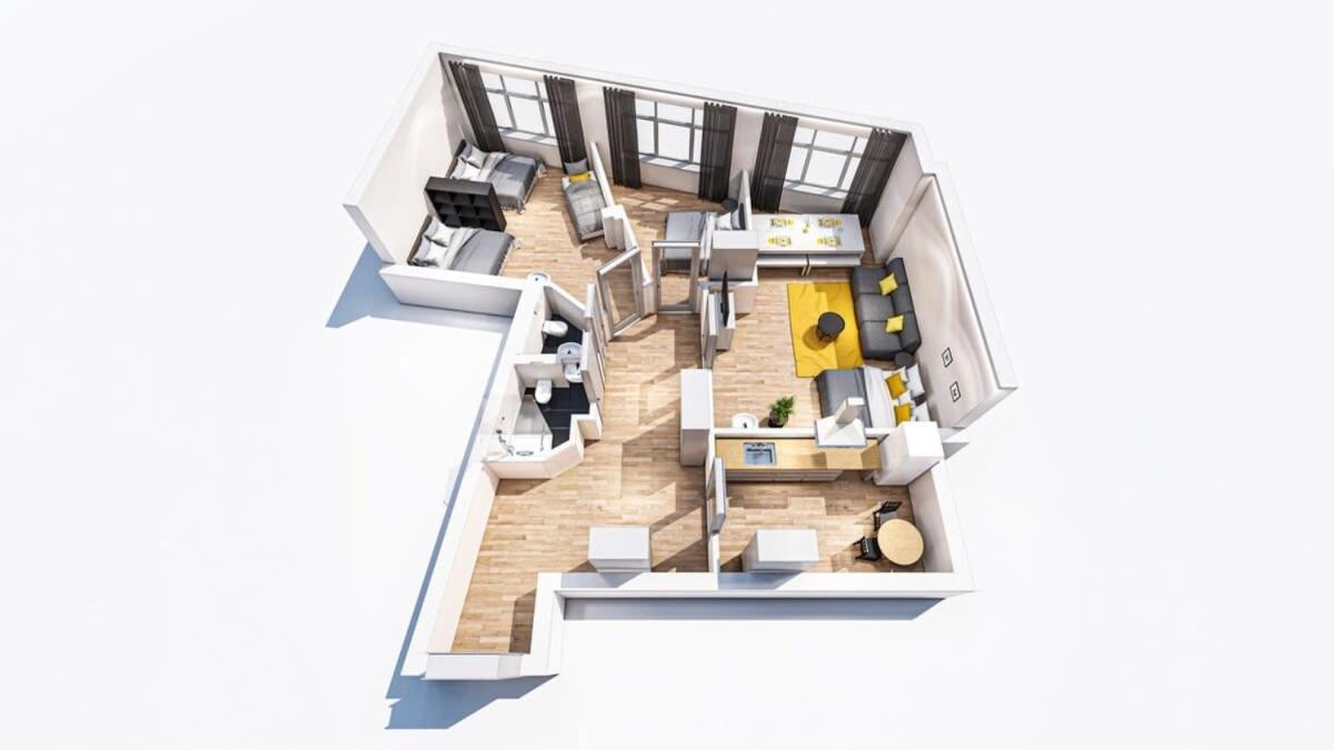Spacious 2 Bedroom Apartment Hamburg Luaran gambar